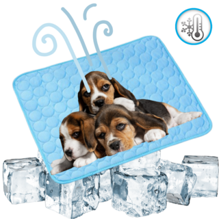 드리피 강력쿨링 내구성갑 애견 쿨매트 냉감, 오션블루, 1개