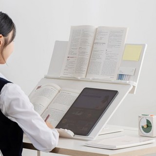 ★예판특가★[예스굿즈] 크림 2단 화이트 독서대 : 오직 예스24에서만 구매 가능한 단독 상품 입니다