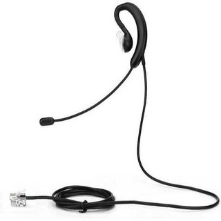 勁祥科技 水晶頭電話耳機 耳掛式電話機話務客服外呼銀行辦公語音直播耳麥