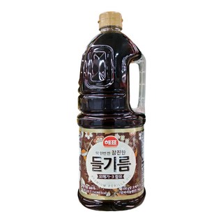 해표사조대림 참진한 들기름 1.8L (형) (8801039910108) / 식자재(실온), 1개