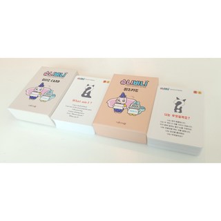슈니비니 / 퀴즈카드 / 영어&한글, 퀴즈카드 한글 단품