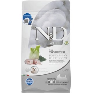 法米納 N&D 棕色系列 羊肉胡蘿蔔配方 成犬飼料 小顆粒 2kg, 1個, 白毛眼周亮澤/鱸魚茴香