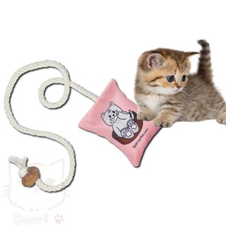 우리상회 힐링타임 마따다비 로프 장난감 고양이스크래처