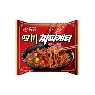 매운 사천짜파게티 32봉 짜파게티 맛있게 매운짜장 농심 원조짜장라면, 32개