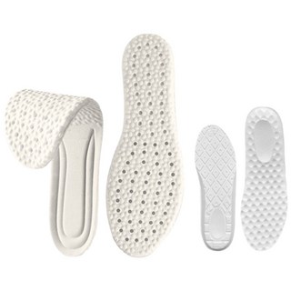 白色鞋墊 運動鞋墊 踩屎感氣墊足弓爆米花鞋墊【FS0075】, 1個