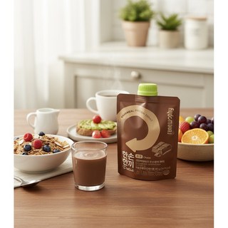 Renew Phy 韓國巧克力代餐奶昔五入，全新栗子拿鐵口味，健康美味輕鬆享瘦, 1個