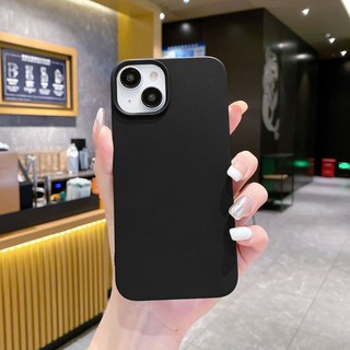 純色半包磨砂殼適用iPhone17promax防摔手機殼果粉12pro軟保護套