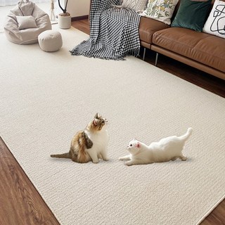 혜신 대형 고양이 스크래쳐 카페트 페트 매트, 1개, 베이지