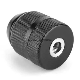 1pcs 열쇠가없는 드릴 척 3/8 스레드 0.8mm-10mm 잠금 기능 손 용