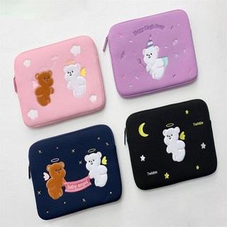 온빛마켓 알로달로 13노트북파우치 노트북커버, NAVY