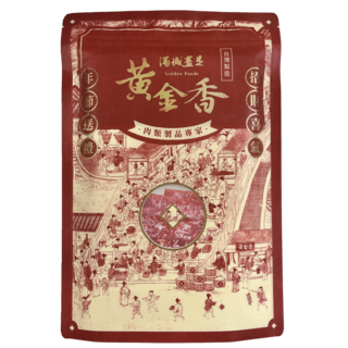 黃金香肉乾 檸檬泰式豬肉干，酸甜微辣，獨立包裝，台灣製造, 180g, 1個