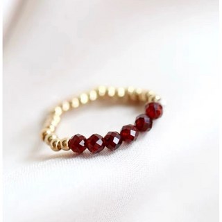 韓版ins泫雅風串珠珍珠指環