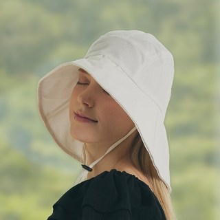 서프코코스 양볼 뒷목 커버 소두핏 썬캡 햇빛가리개 모자 골프모자, 화이트