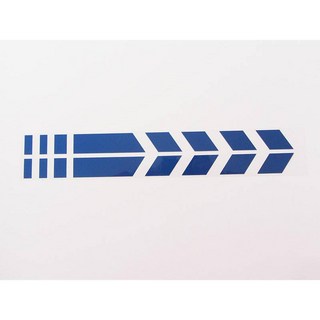 機車貼紙 防水車貼 競賽貼 賽道跑車趴賽機車貼 改裝裝飾 車身貼, 1個, 藍色