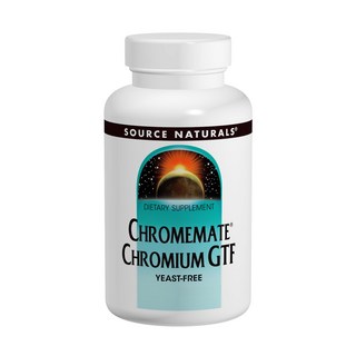 SOURCE NATURALS 聚煙酸鉻GTF保健錠, 120顆, 1罐