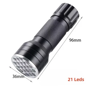 휴대용조명 2 LED UV 자외선 손전등 블랙 라이트 395NM 소변 얼룩에 대 한 미니호환 빛 지폐 T, 01 51 LEDs