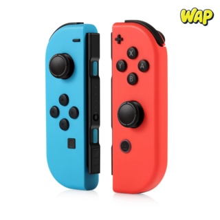WAP 닌텐도 스위치 OLED 및 스위치2 호환 조이콘, 블루+레드, 1세트, HS-SW506