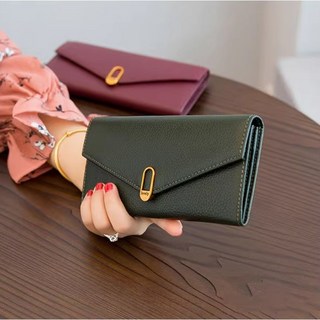 法國柏薩尼真皮長夾 女用 時尚手拿包 多卡位大容量