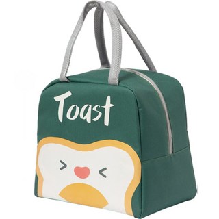 [말랑귀염] 케이킥 캐릭터 보온냉백 귀여운보온보냉백 도시락가방 보온냉가방, 그린, 1개