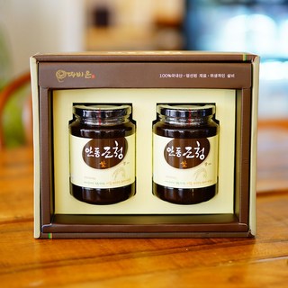 안동조청 따비온 수제조청 선물세트 백진주쌀조청(600g*2) 생강조청(600g*2) 혼합(쌀600g*생강600) 무도라지(330g*2 250g*2) 생강청390g*쌀.무도130g, 6) 생강청+쌀조청+무도라지조청