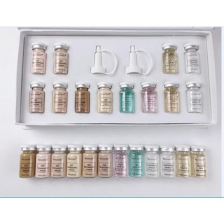 화장품 BB 크림 글로우 앰플 세럼 미백 여드름 안티에이징 트리트먼트 브라이트닝 12 개, 1개