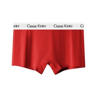 Classic Kinky 女士內褲 親膚舒適 高彈力透氣 時尚簡約設計, G03紅色