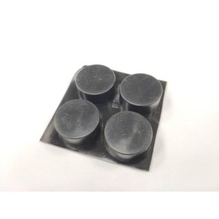 小白的生活工場 橡膠止滑腳墊CR2210XDB(一組4顆裝含背膠) 浴室防滑安全首選, 1個, CR2210XDB