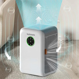 Voltmate 가정용 공기청정기 실내용 사무실 저소음 스마트 청정기 탁상용, 회이트, P100