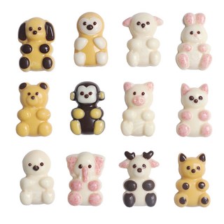 엠케이크 메이드초콜릿 동물친구들 초콜릿 만들기 세트, 1세트, 메이드초콜릿 동물친구초콜릿 만들기세트