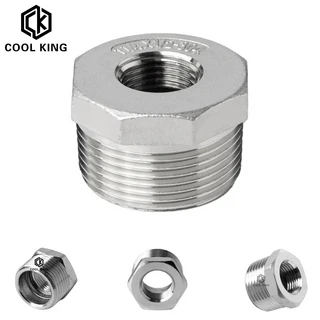 1/8 "1/4" 1/2 1 "2" BSP 암나사 감속기 304 스테인레스 스틸 파이프 피팅 커넥터 어댑터, 01 SS304, 19 1 to 3I4 Inch, 04 Female Male reducer