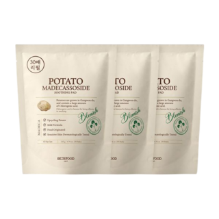 PicknGO 스킨푸드 포테이토 마데카소사이드 수딩 패드(리필) 30매X3개 PG0125