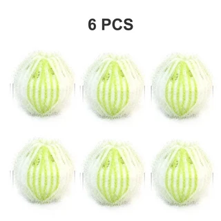 세탁 린트 리무버 공에 대 한 6PCS 애완 동물 헤어 재사용 건조기 나일론 개 고양이