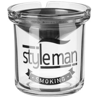 styleman 防飛菸灰缸 漏斗防風帶蓋菸灰缸 防煙不飛灰, 銀, 1個