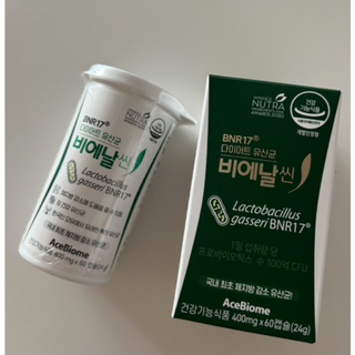 비에날17 비에날씬 다이어트 유산균 캡슐, 1개, 60정