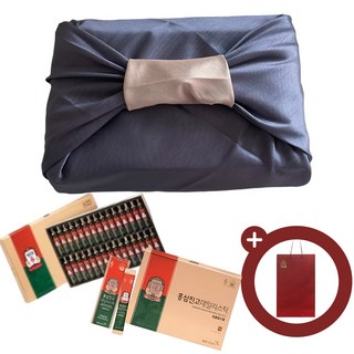 비에스업 정관장 홍삼진고 데일리스틱+활기력 보자기포장 명절 설 추석 상견례 부모님 어버이날 선물 세트, 1세트, 520ml