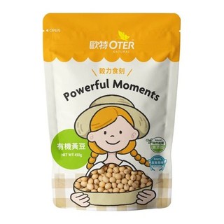歐特OTER 穀力食刻 黃豆 自然栽培 無添加 450公克, 1個, 450g