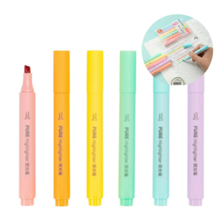 빌픽 눈이 편한 마일드 파스텔 형광펜 세트