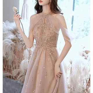 셀프 웨딩 드레스 2부 웨딩드레스 셀프웨딩드레스 피로연, B. 샴페인 파우더 중간