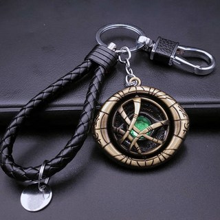 漫威 復仇者聯盟 鋼鐵人 蝙蝠俠 鋼鐵人鑰匙圈吊飾, 奇異博士轉動眼+繩釦, 1個