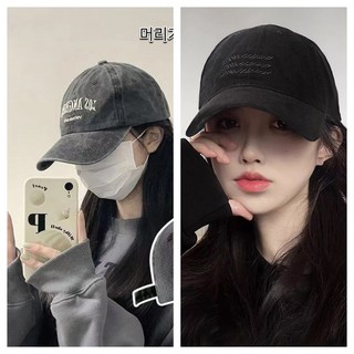 쿠쿠팡팡 여성야구모자 블랙+블랙 볼갭 1+1