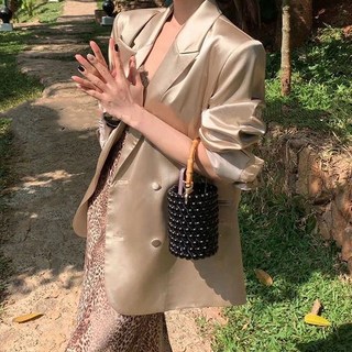 高級感小西裝外套 女款2026春季新款 小個子西服 氣質名媛風