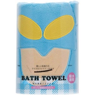 日本Skater 蠟筆小新動感超人吸水速乾浴巾毛巾，正版授權，速乾親膚，可愛卡通圖案, 1個