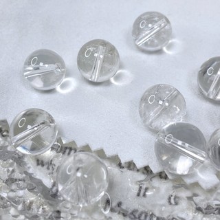 【泰福水晶 Tai Fu】白水晶散珠 7mm 12mm 天然水晶素材 DIY手作串珠材料