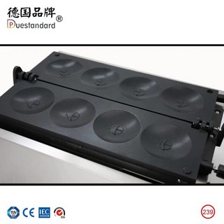 電力式電熱式銅鑼燒叮噹燒鈴鐺燒雞蛋糕機造型創意雞蛋糕鬆餅機