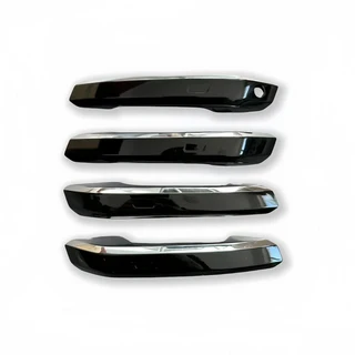 문짝지그 아우디 호환호환 A4 B9 FY 도어 핸들 코브 8WD용 OEM 83985색상, 04 RIGHT SIDE, 02 BLA CHROME