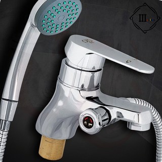 다이얼 샤워 물밸브 욕실 세안 냉온 제어형 호스 길이 욕조, 1개