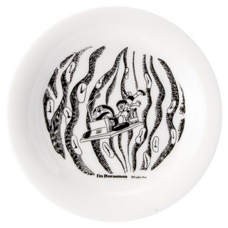 sun art 圓形盤 我是哆啦A夢 16.5 x 2cm, 1個, 白色