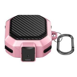 갤럭시 버즈 프로 프로2 fe 라이브 케이스 실리콘 보호커버, 갤럭시 버즈 FE, 분홍색