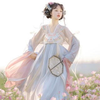 개량한복 시스루 낭자 촬영용 여자 코스프레의상 스튜디오의상 수월청사의상