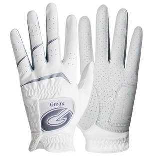 지맥스 반양피 연습용 남성 양손 골프장갑, 1세트, 화이트